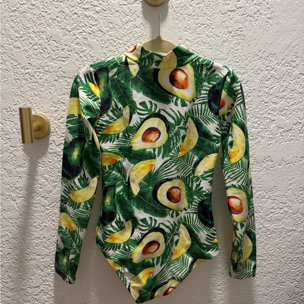 Mott50 Avocado Long Sleeve Swimsuit